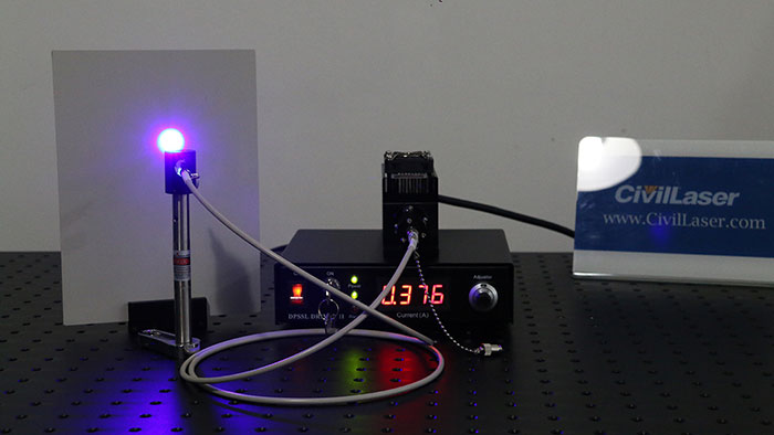 455nm fiber coupled laser